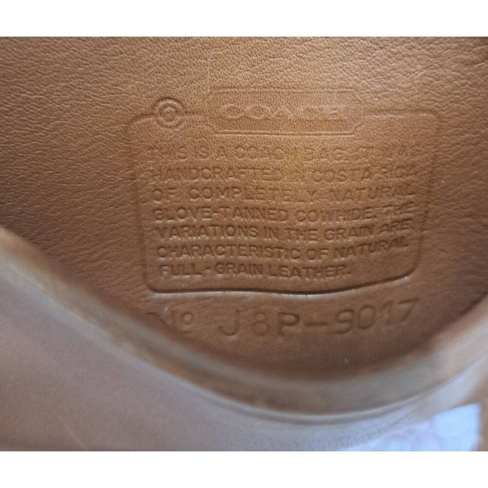 Vintage coach Womens Mini classic camel Brown Leather Shoulder Handbag - Picture 5 of 7